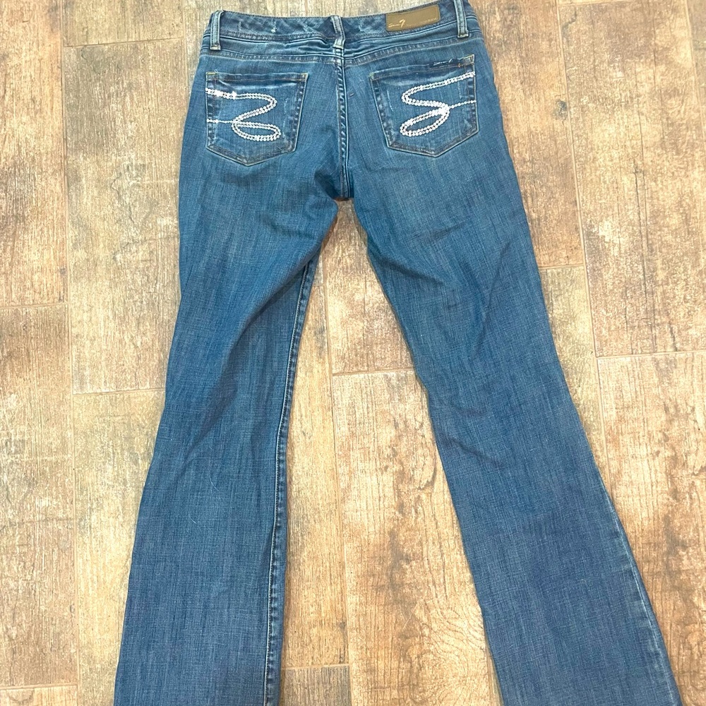 Vintage 7’s. Been worn a couple of times but very cute jeans. W28 L34 .